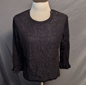 Karl Lagerfeld lace sweater